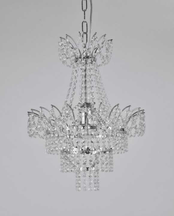 Estelle Ø35 Hopea kristalli valmistajalta Norrsken Design - Kimaltelevilla k&auml;sin leikatuilla Class 1 K9 -kiteill&auml; se luo vaikuttavan valoheijastuksen, joka muuttaa mink&auml; tahansa huoneen tyylikk&auml;&auml;ksi tilaksi.