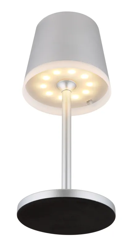 Bordslampa LED Hopea aurinkokennolamppu valmistajalta Globo Lighting - Den diskreta designen sm&auml;lter in i alla milj&ouml;er och med IP44-klassning &auml;r den t&aring;lig mot v&auml;der och vind.