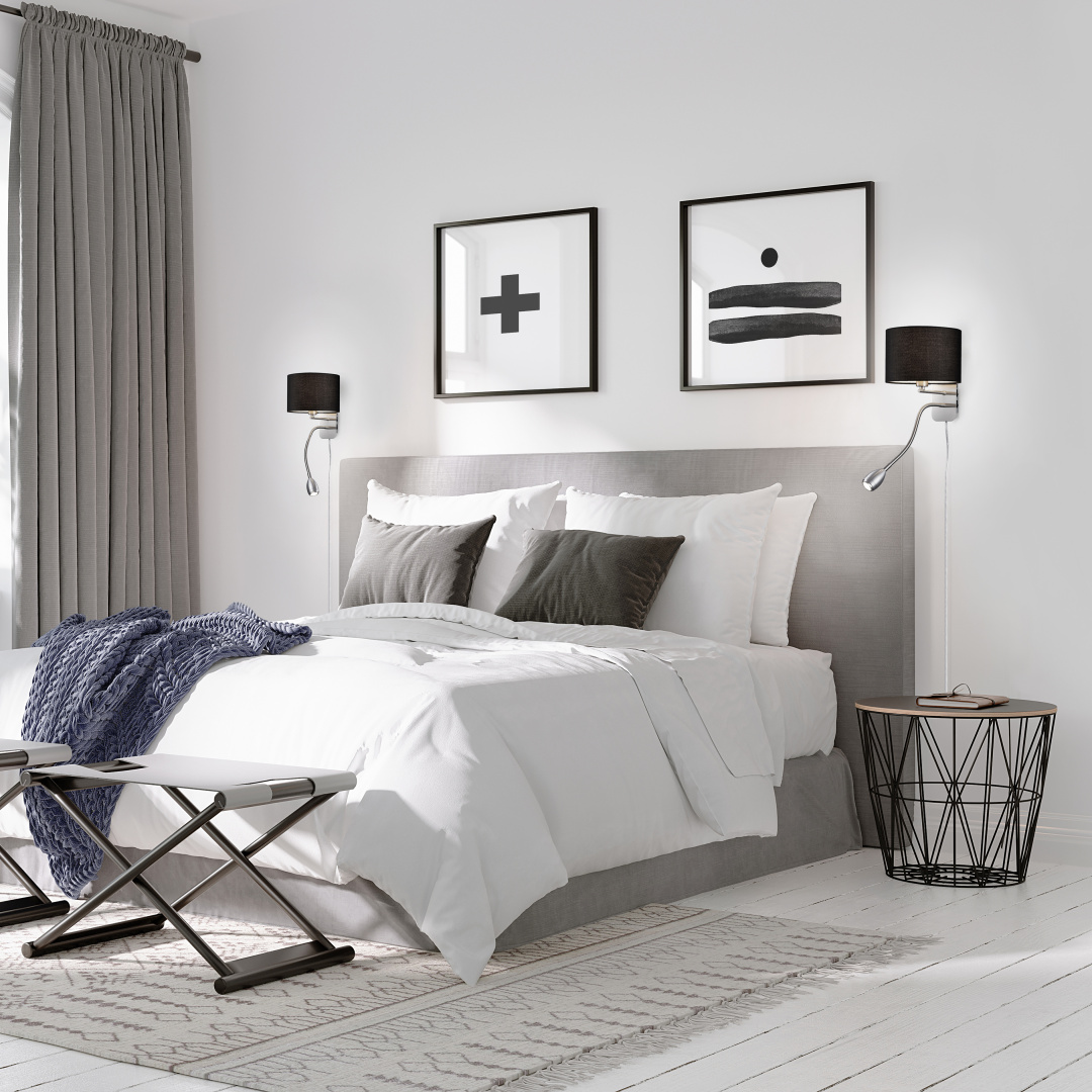 Hotel 23cm Musta lukulamppu valmistajalta Trio Lighting - 