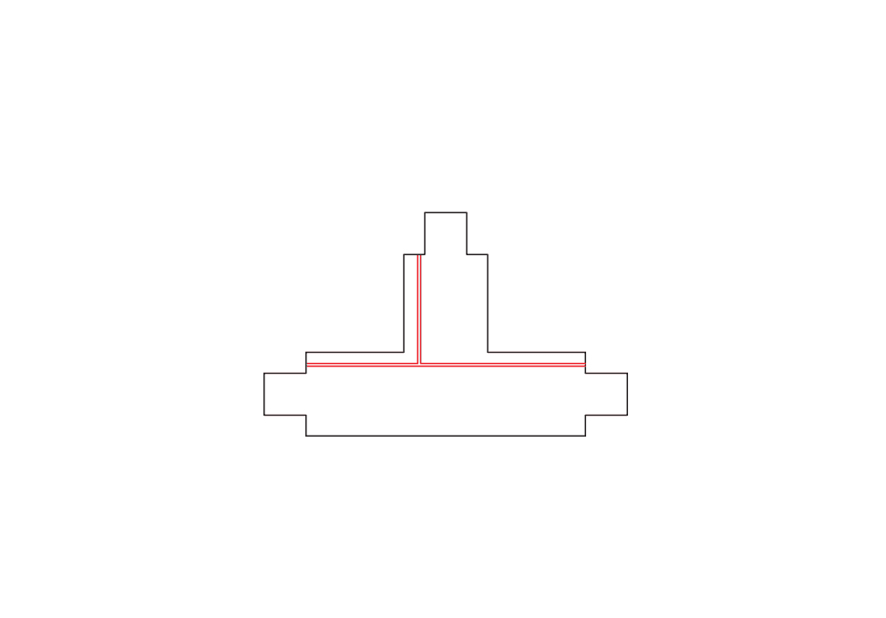 T-Liitin (GB37-3) Valkoinen valmistajalta Belid - 