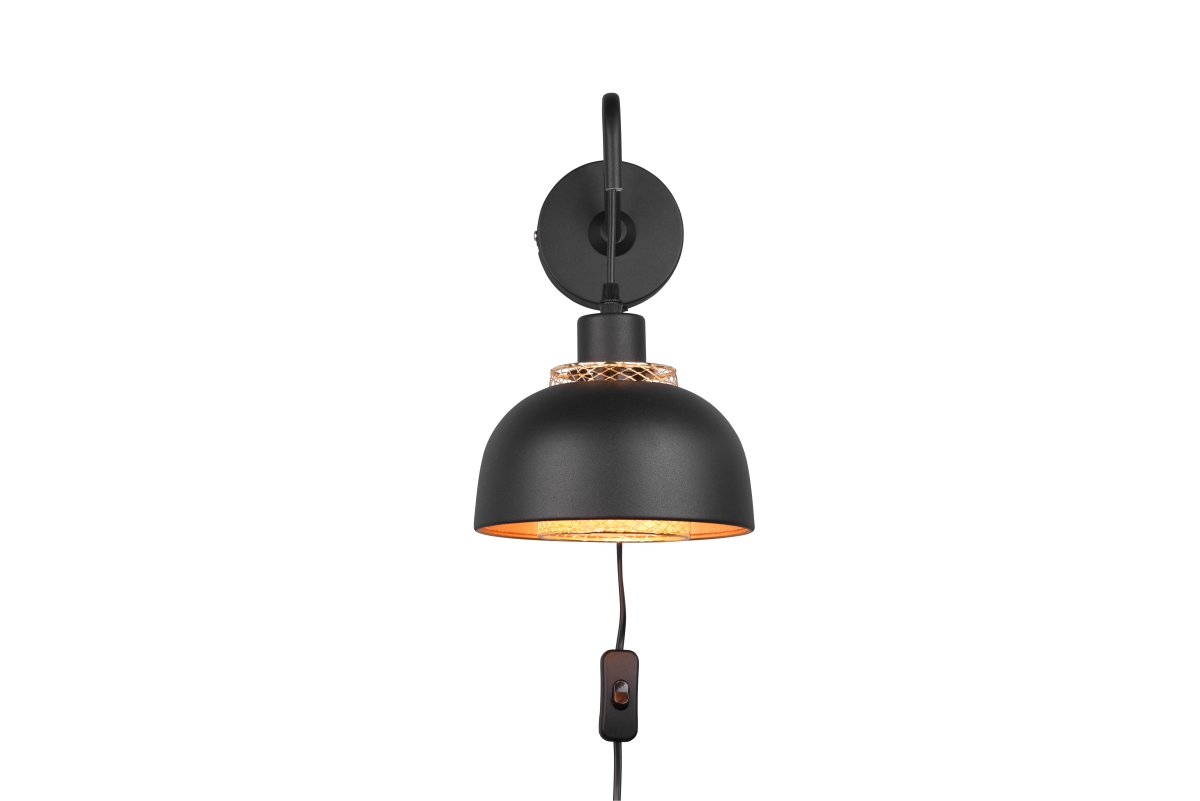 Punch 30cm Musta seinävalaisin valmistajalta Trio Lighting - 