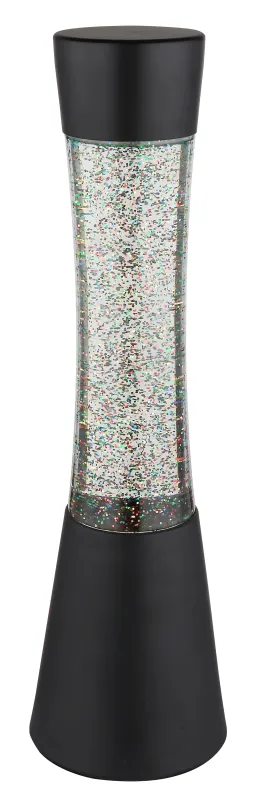 Sparkle Musta lasten valaisin valmistajalta Globo Lighting - Den mattsvarta designen i aluminium ramar in den klara glassk&auml;rmen, som sprider ljuset mjukt och skapar en behaglig atmosf&auml;r.