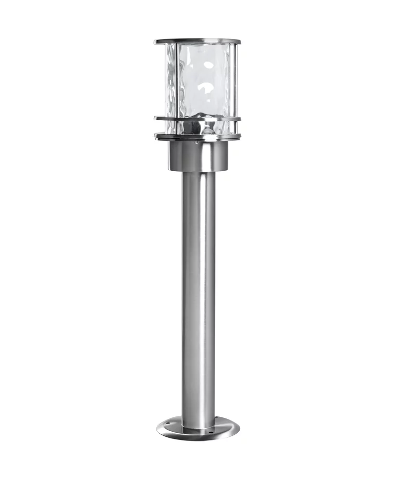 Post 55cm Ruostumaton teräs pylväsvalaisimet valmistajalta Osram - IP44-luokituksensa ansiosta se kest&auml;&auml; s&auml;&auml;t&auml; ja tuulta, joten se sopii erinomaisesti ajotielt&auml;, puutarhoista ja sis&auml;&auml;nk&auml;ynneist&auml;.