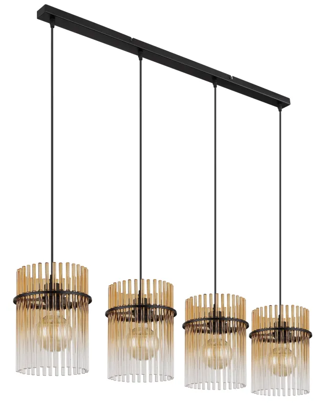Gorley 110cm Keltainen kattovalaisin valmistajalta Globo Lighting - Gorley&nbsp;takpendel kombinerar elegant design med h&ouml;g funktionalitet och blir en sofistikerad inredningsdetalj i ditt hem.