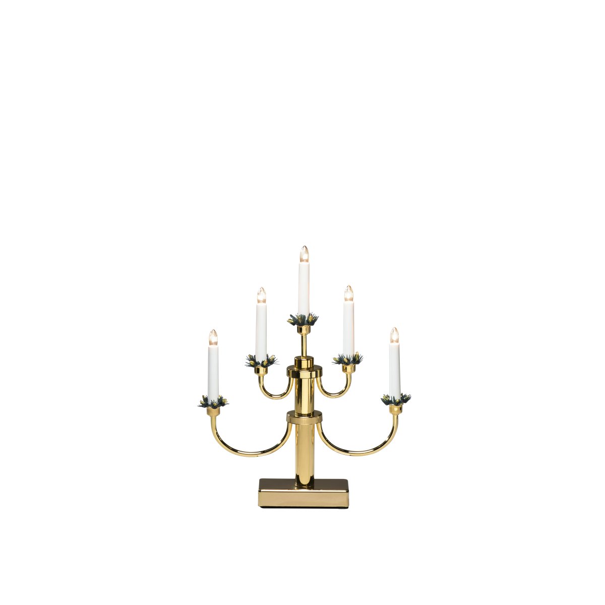 Candelabra 5 Lights Messinki valmistajalta Konstsmide - T&auml;ydellinen luomaan kodikasta ja kutsuvaa tunnelmaa adventin ja joulun aikaan.