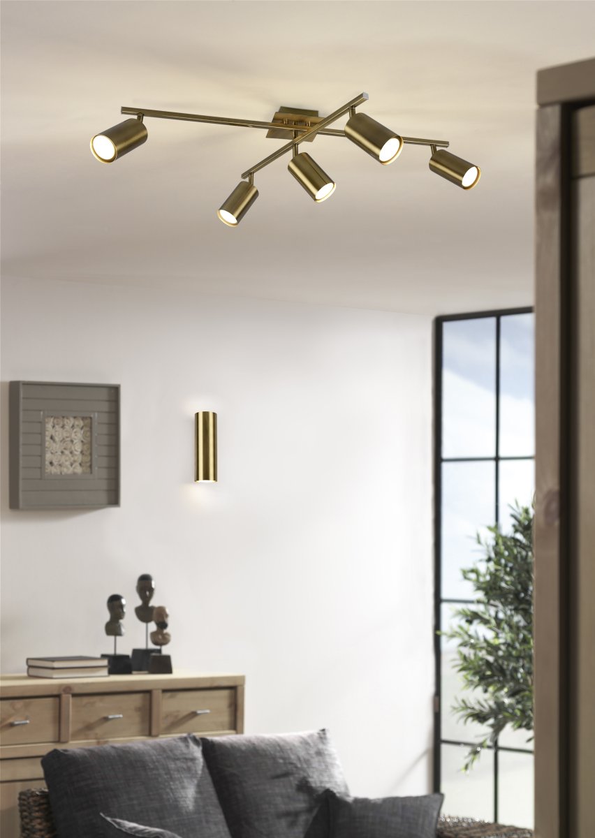 Marley 18cm Antiikki messinki seinävalaisin valmistajalta Trio Lighting - MARLEY-sein&auml;valaisin on sek&auml; k&auml;yt&auml;nn&ouml;llinen ett&auml; minimalistinen hienostuneella muotoilullaan ja laadukkaalla ty&ouml;st&ouml;ll&auml;&auml;n.