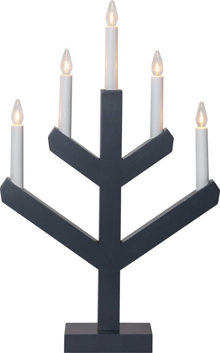 Vinga Harmaa valmistajalta Star Trading - Mukana 1,8 metrin valkoinen johto, kytkin ja pistoke.