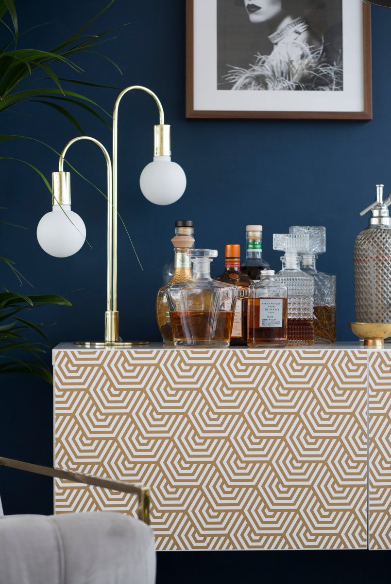 Grace 55cm Messinki pöytävalaisin valmistajalta Globen Lighting - 