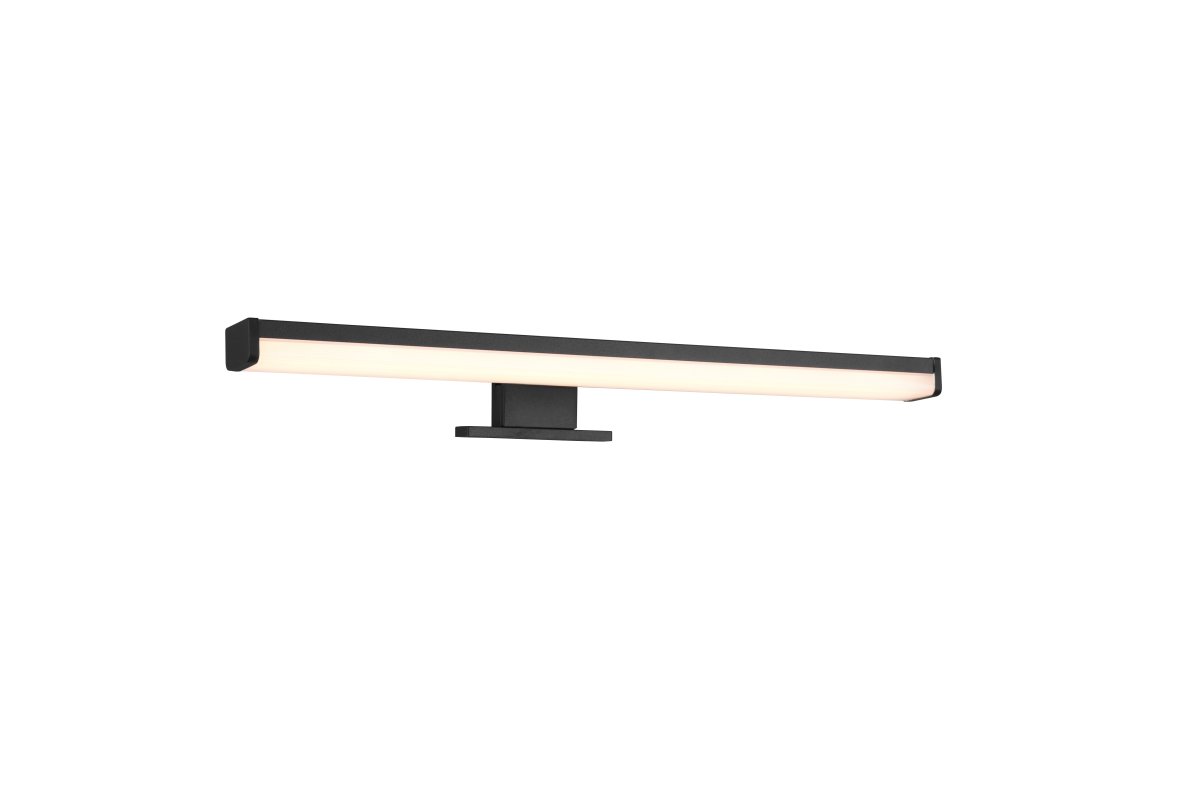 Lino 40cm Musta kylpyhuoneen valaisin valmistajalta Trio Lighting - Siinä on IP44-suojaus, joten se sopii täydellisesti kylpyhuoneisiin, ja ohut muotoilu mattamustalla viimeistelyllä sopii moneen sisustukseen.