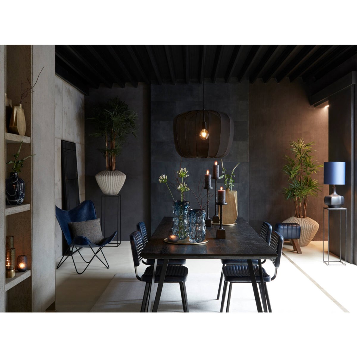 Plumeria Ø60 Musta kattovalaisin valmistajalta Light & Living - 