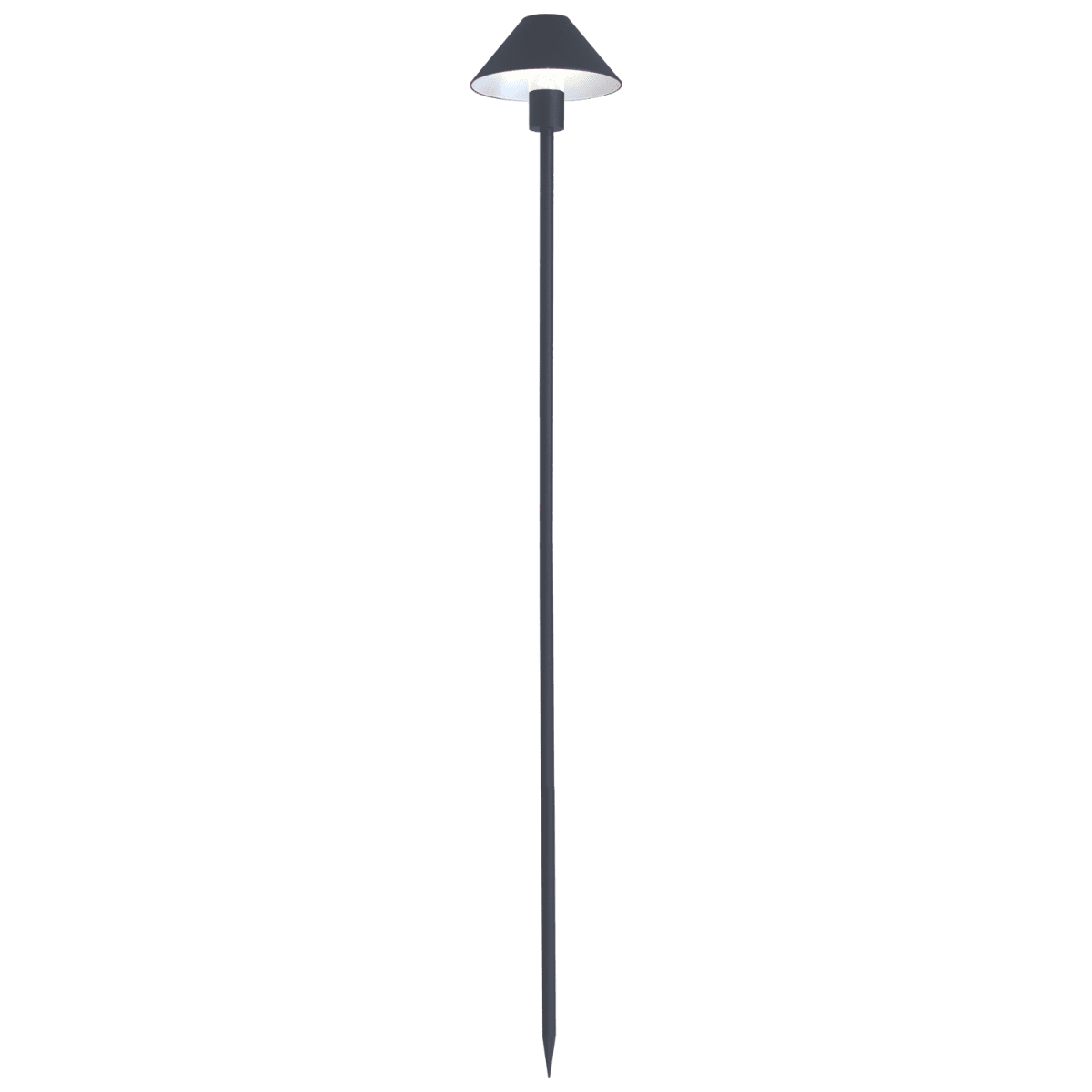 Apollo Flex Tumman harmaa valmistajalta Lightson - Apollo Flex &auml;r perfekt f&ouml;r dig som &auml;lskar skandinavisk design och letar efter en n&auml;ttare lampa till din kruka, rabatt eller g&aring;ng.