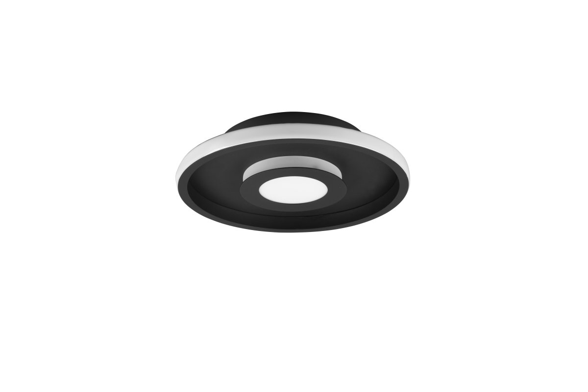 Ascari Ø30 Musta kylpyhuoneen valaisin valmistajalta Trio Lighting - Ascari on moderni kattovalaisin, jossa on tyylikäs muotoilu ja mattamusta viimeistely – todellinen katseenvangitsija jokaisessa huoneessa.