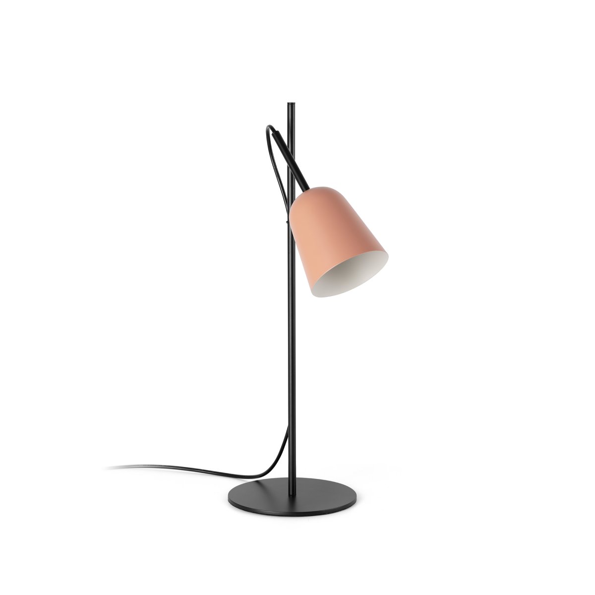 Studio 55cm Vaaleanpunainen työpöytävalaisin valmistajalta Faro Barcelona - Studio on Nahtrangin suunnittelema elegantti p&ouml;yt&auml;valaisin &ndash; ikonisen 1950-luvun muotoilun inspiroima, modernilla yksinkertaisuudella tulkittuna.