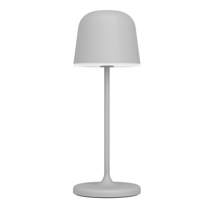 Mannera 20cm Harmaa Siirrettävä valmistajalta Eglo - Se on helppo ladata mukana tulevalla USB-kaapelilla, joten se on helppo ottaa mukaan minne tahansa - riippumatta siit&auml;, oletko terassilla, puutarhassa tai piknikill&auml;.