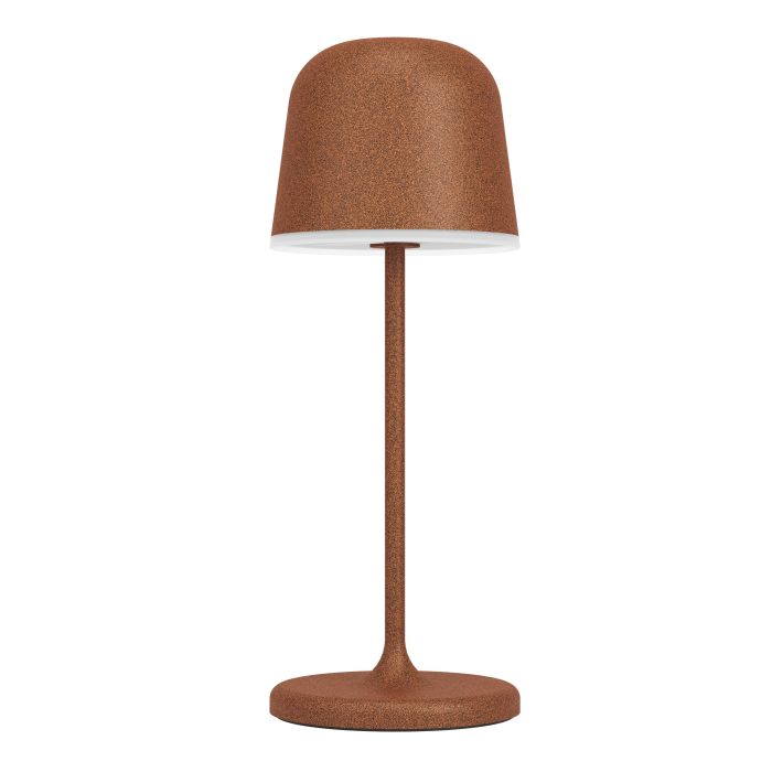 Mannera 20cm Ruosteen ruskea Siirrettävä valmistajalta Eglo - Se on helppo ladata mukana tulevalla USB-kaapelilla, joten se on helppo ottaa mukaan minne tahansa - riippumatta siitä, oletko terassilla, puutarhassa tai piknikillä.