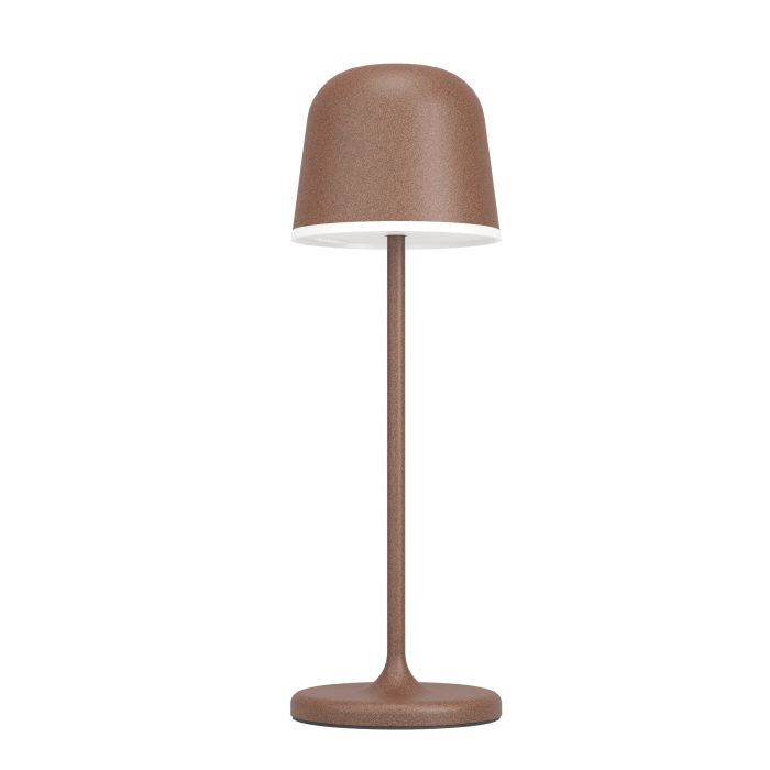 Mannera 34cm Ruosteen ruskea Siirrettävä valmistajalta Eglo - Se on helppo ladata mukana tulevalla USB-kaapelilla, joten se on helppo ottaa mukaan minne tahansa - riippumatta siitä, oletko terassilla, puutarhassa tai piknikillä.