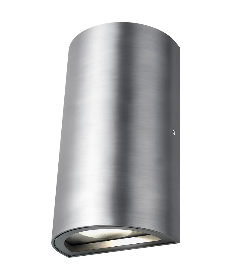 UpDown Alumiini ulkovalo valmistajalta Osram - UpDown &auml;r en stilren och modern v&auml;gglampa som skapar en effektfull ljusspridning b&aring;de upp&aring;t och ned&aring;t.