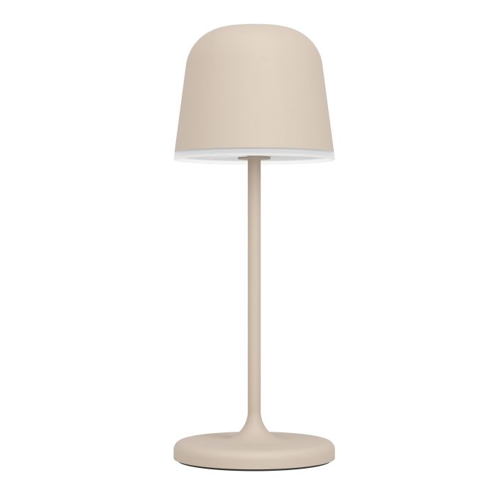 Mannera 20cm Hiekka Siirrettävä valmistajalta Eglo - Se on helppo ladata mukana tulevalla USB-kaapelilla, joten se on helppo ottaa mukaan minne tahansa - riippumatta siitä, oletko terassilla, puutarhassa tai piknikillä.