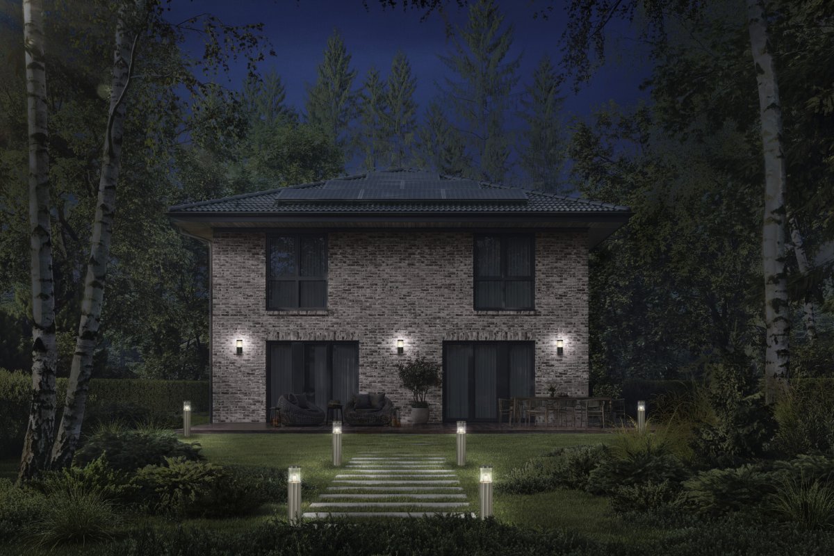 Ebro Tumman harmaa ulkovalo valmistajalta Ledvance - Ruostumattomasta ter&auml;ksest&auml; ja polykarbonaatista valmistettu lamppu on sek&auml; kest&auml;v&auml; ett&auml; s&auml;&auml;nkest&auml;v&auml;, joten se sopii t&auml;ydellisesti ulkok&auml;ytt&ouml;&ouml;n.