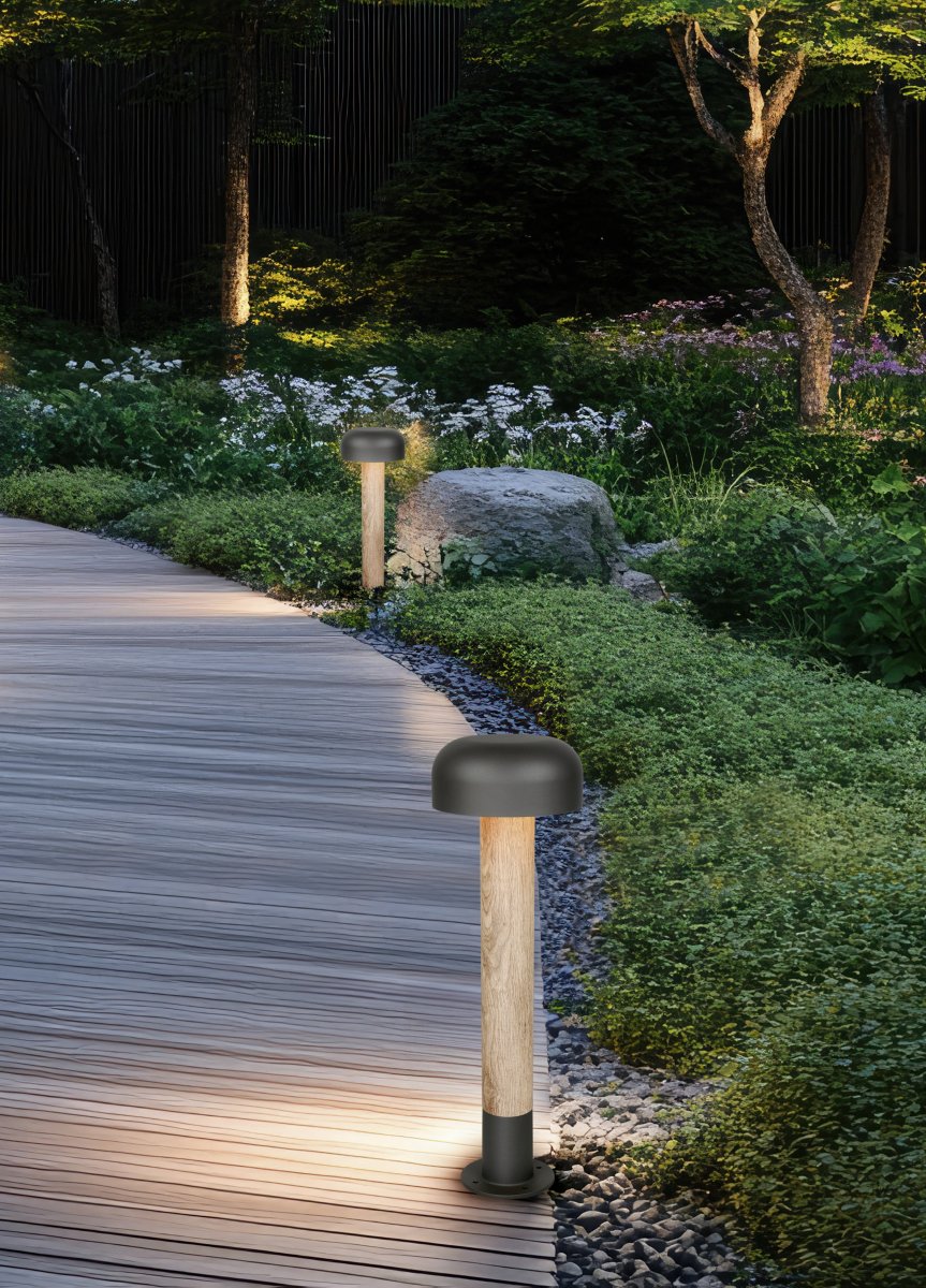 Fraser 54cm Konkreettinen ulkonäkö pylväsvalaisimet valmistajalta Trio Lighting - Fraser on valmistettu valetusta alumiinista ja yhdist&auml;&auml; modernin minimalismin luonnollisiin yksityiskohtiin.