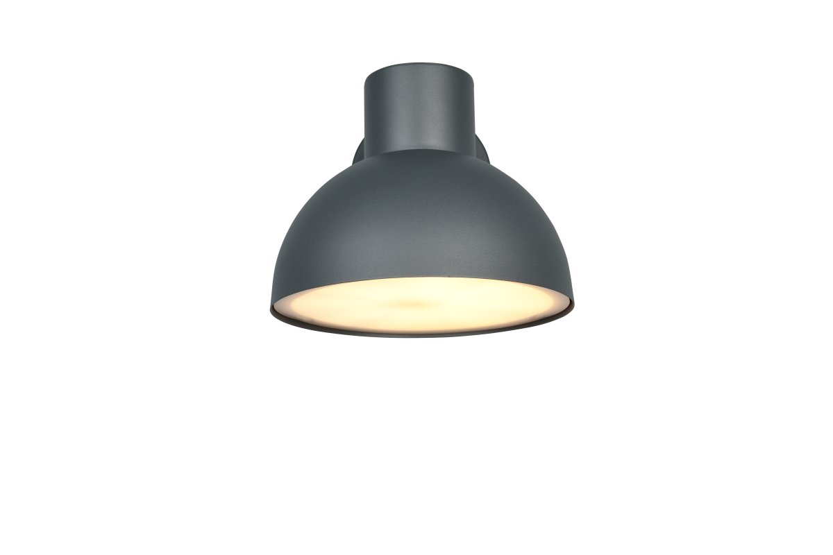 Elbe 20cm Antrasiitti ulkovalo valmistajalta Trio Lighting - IP44-luokituksensa ansiosta se kestää sadetta ja kosteutta ja levittää pehmeää, alaspäin suuntautuvaa valoa, joka luo turvallisen ja miellyttävän sisäänkäynnin.