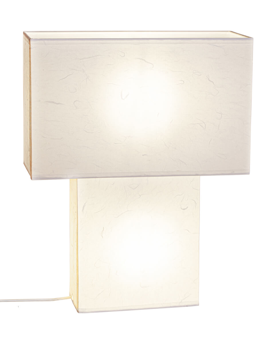 iSquare 50cm Valkoinen pöytävalaisin valmistajalta By Rydéns - Tutustu iSquare-p&ouml;yt&auml;valaisimeen, joka on saanut inspiraationsa japanilaisesta suunnittelusta ja valmistettu lohik&auml;&auml;rmepilvipaperista.