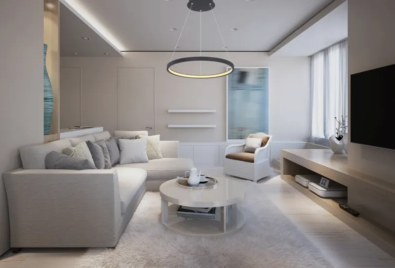 Ralph Ø38 Musta kattovalaisin valmistajalta Globo Lighting - Den moderna, runda takpendeln Ralph i mattsvart &auml;r en stilren blickf&aring;ngare i ditt hem.