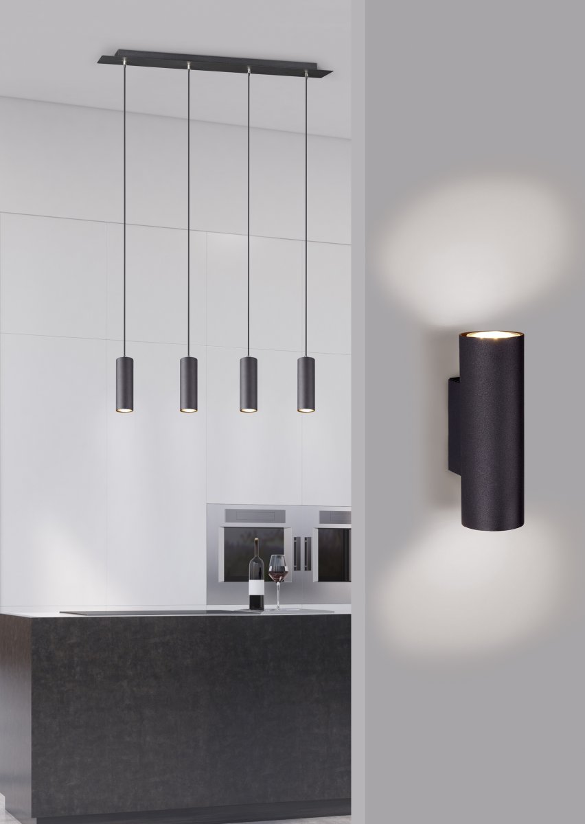 Marley 75cm Musta kattovalaisin valmistajalta Trio Lighting - 