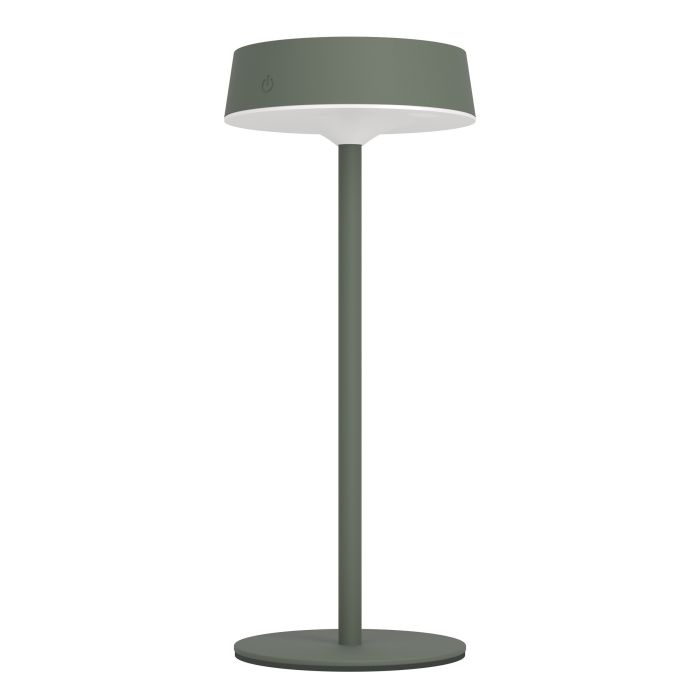 Simeri 30cm Vihreä aurinkokennolamppu valmistajalta Eglo - Lamppu on helppo ladata aurinkopaneelin tai mukana tulevan USB-kaapelin kautta, ja siinä on kosketushimmennin, jossa on kolme kirkkaustasoa valaistuksen säätämiseksi tarpeen mukaan.