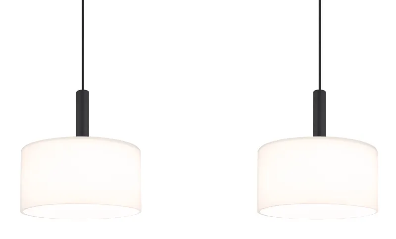 Trenton 96cm Valkoinen kattovalaisin valmistajalta Globo Lighting - Denna takpendel &auml;r idealisk f&ouml;r matsalar och k&ouml;k, d&auml;r den skapar en inbjudande atmosf&auml;r och ett stilrent uttryck.