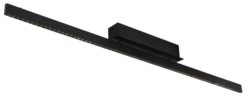 Dentsy 120cm Musta kattovalaisin valmistajalta Globo Lighting - Med den smidiga touchknappen f&ouml;r av/p&aring; och den stegl&ouml;sa touchdimmern kan du enkelt justera ljusstyrkan efter &ouml;nskem&aring;l.