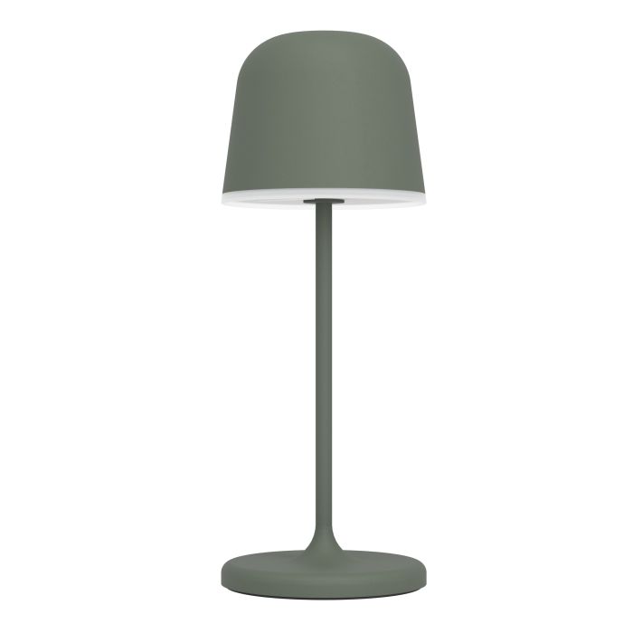 Mannera 20cm Vihreä Siirrettävä valmistajalta Eglo - Se on helppo ladata mukana tulevalla USB-kaapelilla, joten se on helppo ottaa mukaan minne tahansa - riippumatta siit&auml;, oletko terassilla, puutarhassa tai piknikill&auml;.