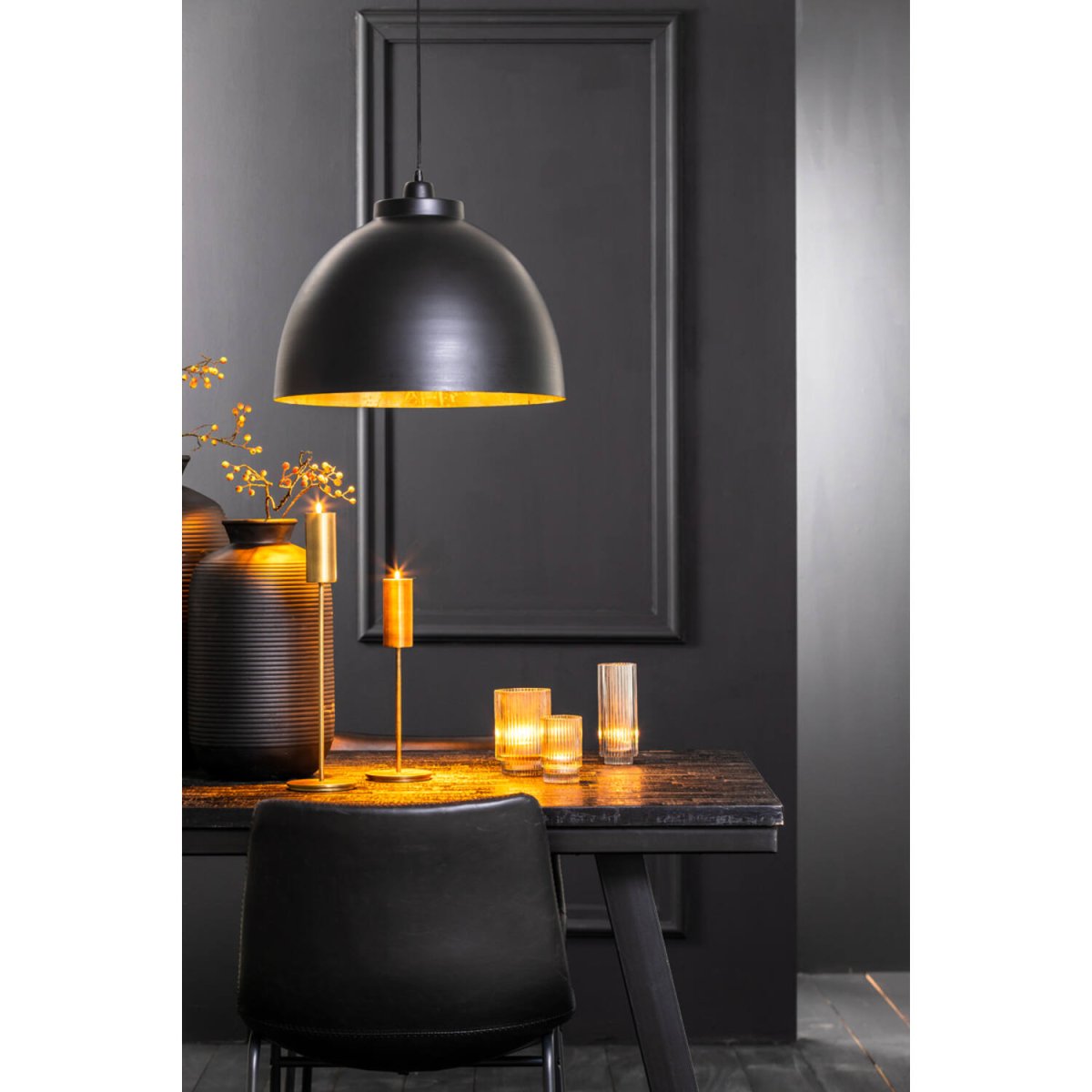 Kylie Ø45 Musta/kulta kattovalaisin valmistajalta Light & Living - 