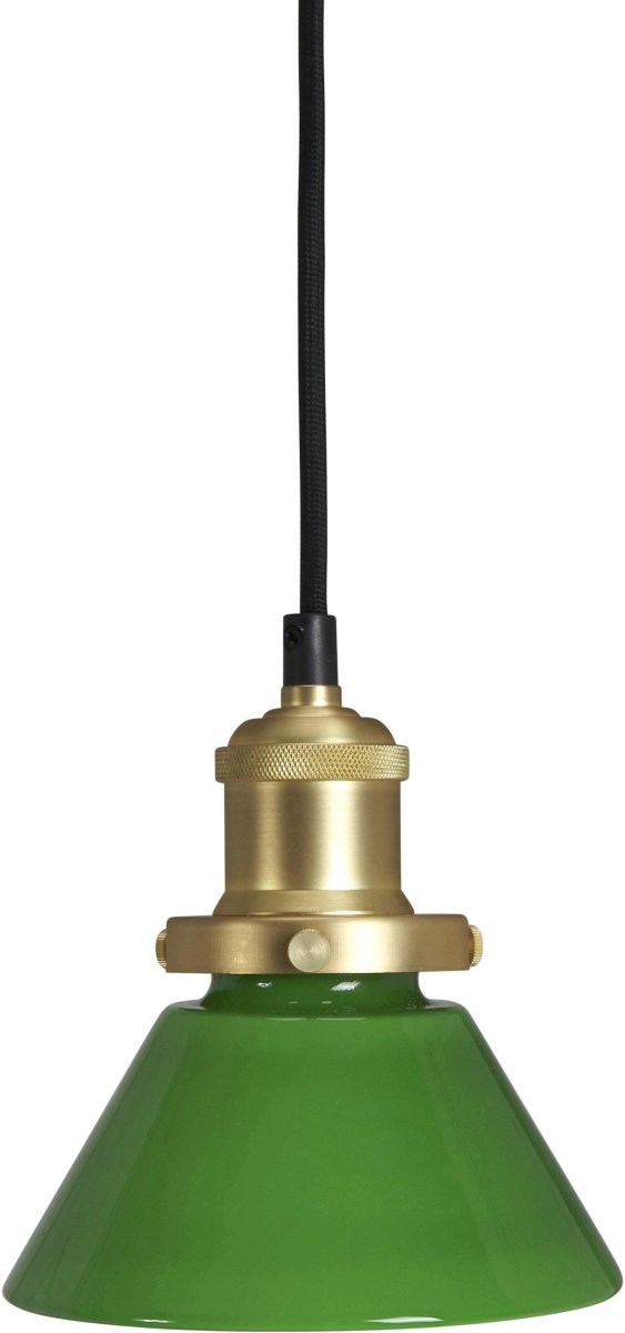 August Ø15 Vihreä ikkunavalaisin valmistajalta PR Home - Valaisimen mukana tulee musta tekstiilikaapeli, joka on 3 metri&auml; pitk&auml; ja jossa on sein&auml;pistoke ja virtakytkin.