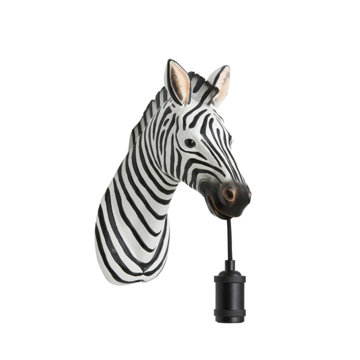 Zebra 25cm Musta seinävalaisin valmistajalta Light & Living - Ainutlaatuinen Zebra-seinävalaisin on koristeellinen ja leikkisä sisustuselementti.