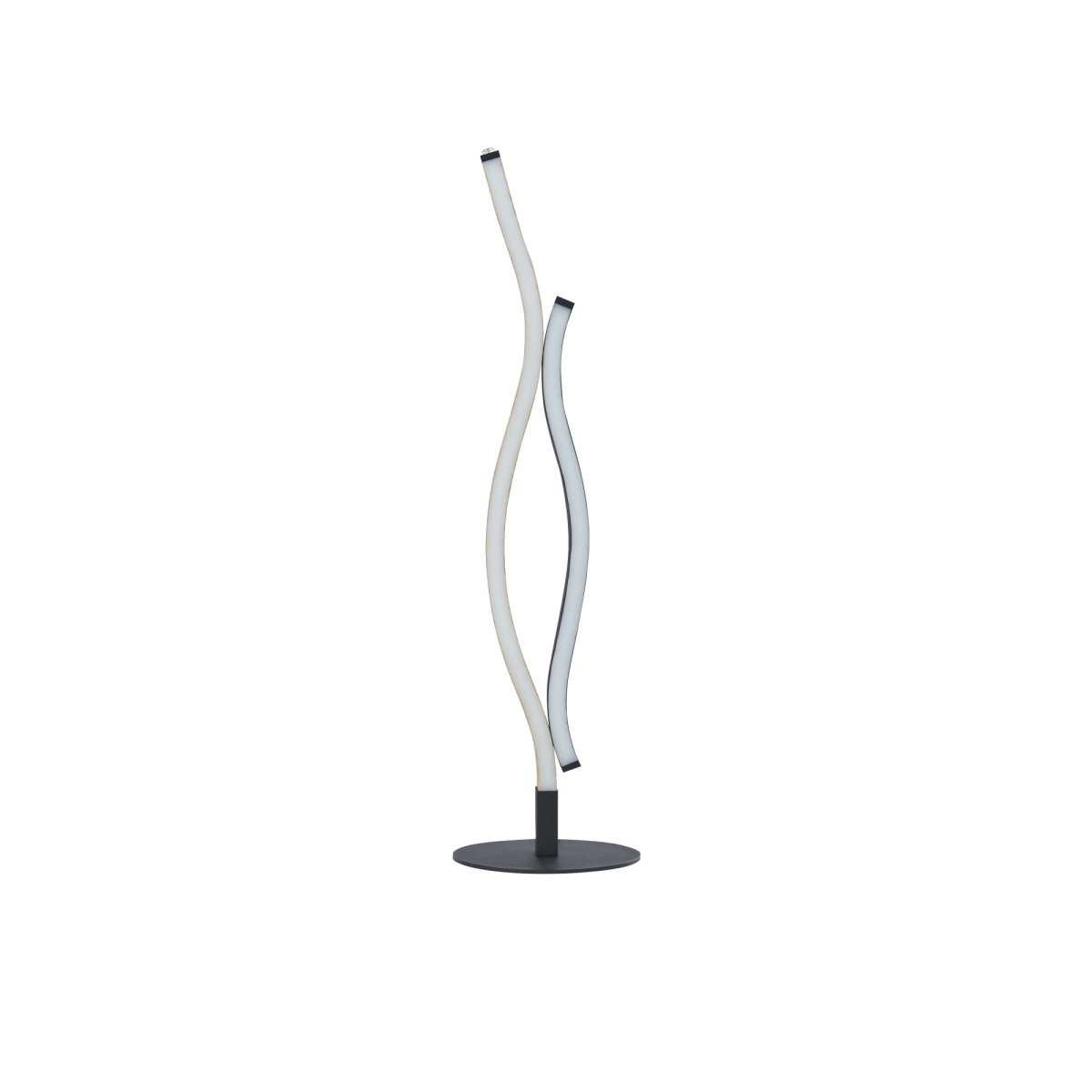 Bloom 48cm Hiekka musta pöytävalaisin valmistajalta Searchlight - Integroiduilla LED-valoillaan lamppu luo lämpimän ja kutsuvan hehkun, kun taas sen mustat ja kultaiset linjat lisäävät hienostuneisuutta.