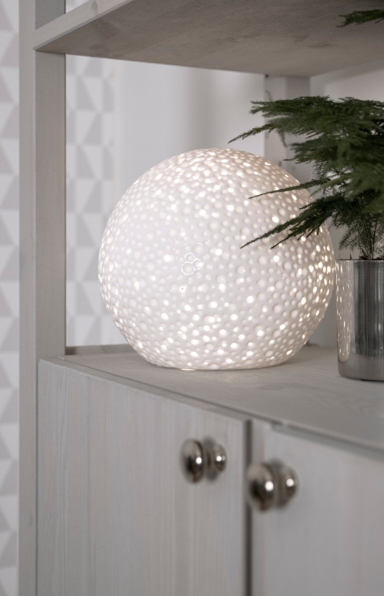 Moonlight 20cm Valkoinen pöytävalaisin valmistajalta Globen Lighting - 