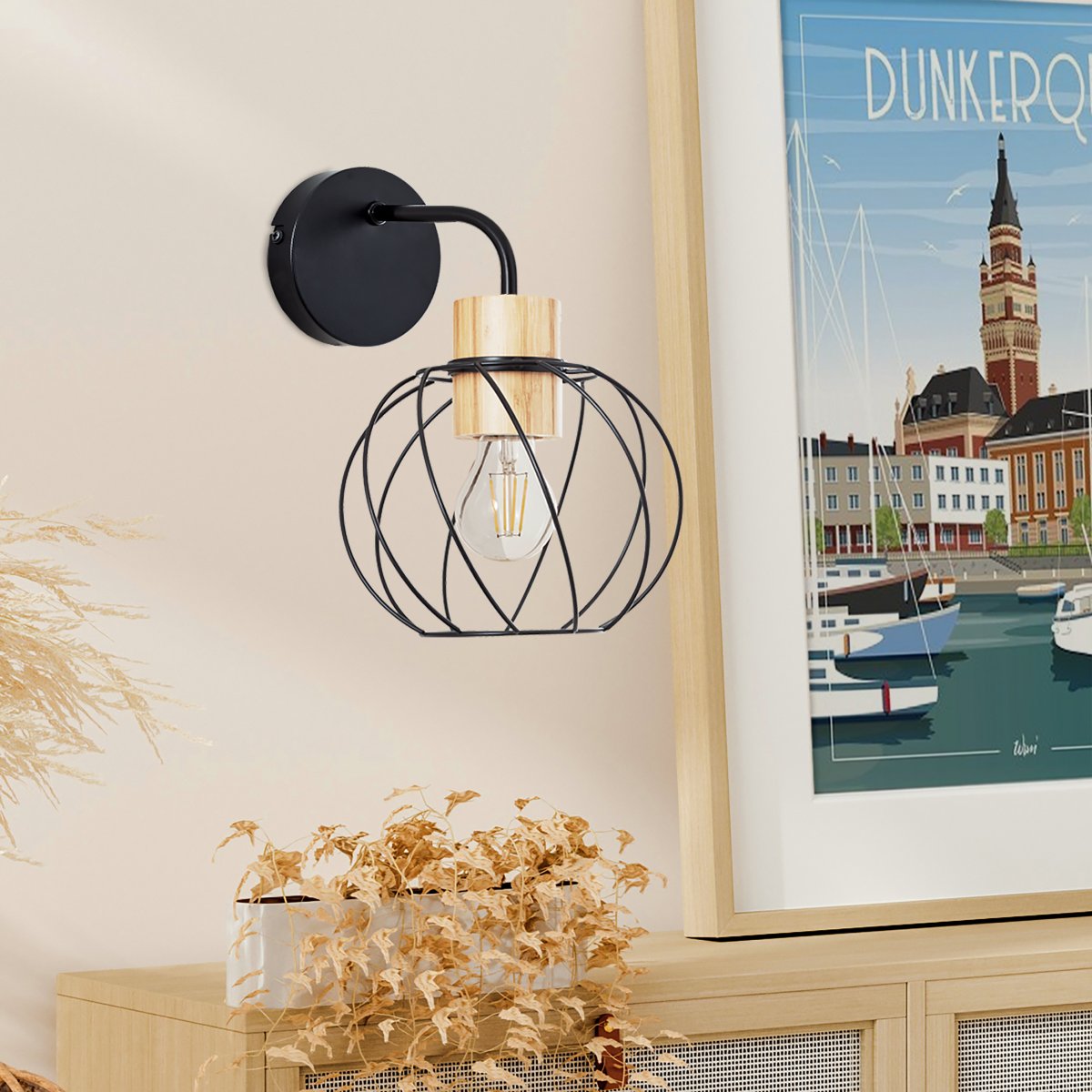 Mallow Ø20 Matta musta seinävalaisin valmistajalta Brilliant - Tämä valaisin on täydellinen koristevalaistukseen eri huoneissa, ja se luo lämpimän ja kutsuvan tunnelman.