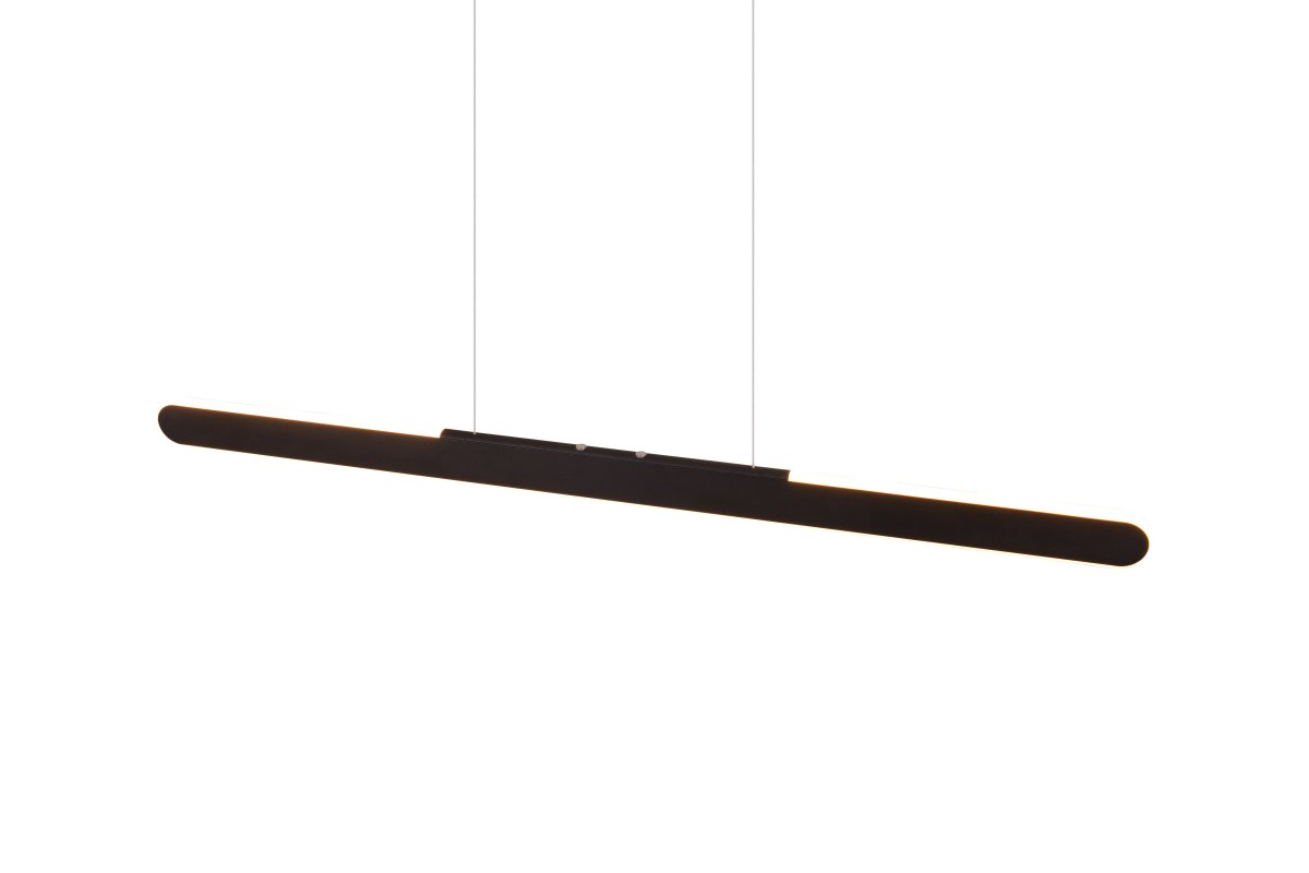 Helios 100cm Musta kattovalaisin valmistajalta Trio Lighting - Valaisimen selkeät ja modernit linjat antavat kotiin elegantin tunnelman, jota vahvistaa ylös ja alas suuntautuva valaistus.