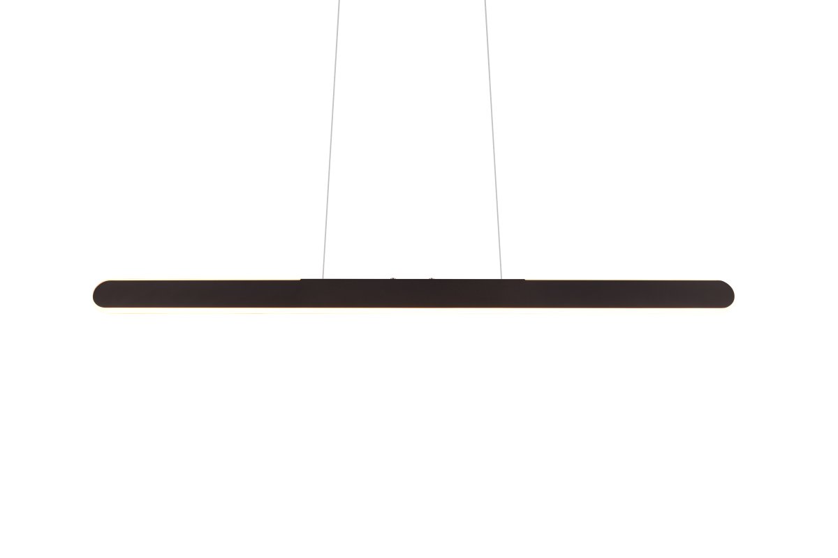Helios 100cm Musta kattovalaisin valmistajalta Trio Lighting - Valaisimen selkeät ja modernit linjat antavat kotiin elegantin tunnelman, jota vahvistaa ylös ja alas suuntautuva valaistus.