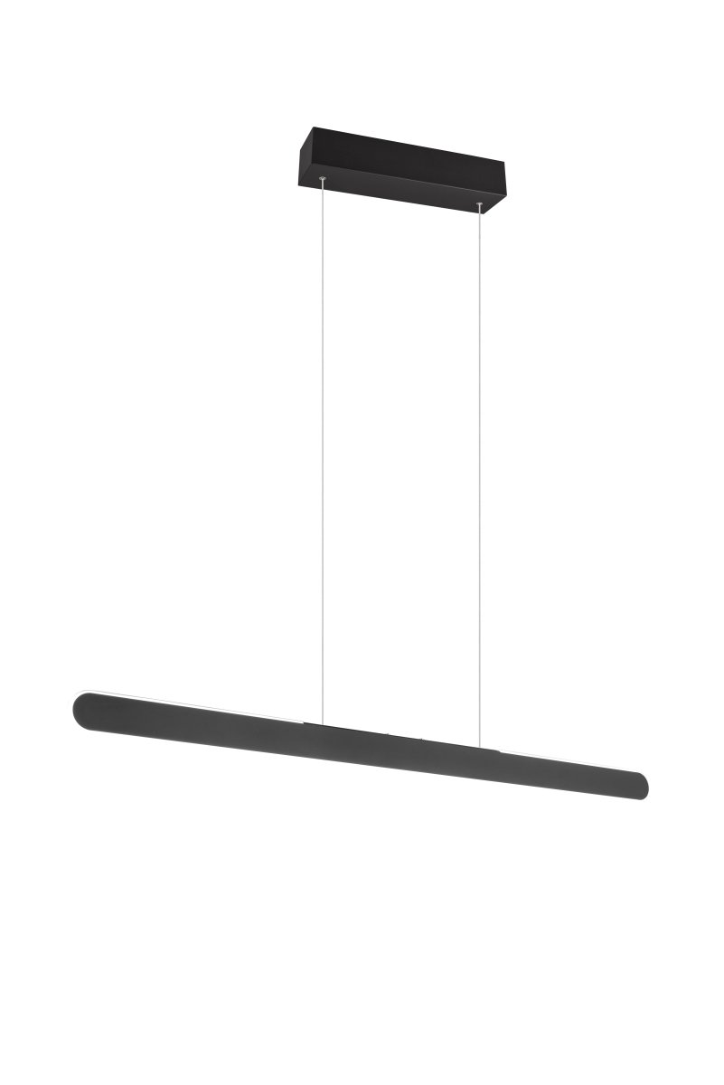 Helios 100cm Musta kattovalaisin valmistajalta Trio Lighting - Valaisimen selkeät ja modernit linjat antavat kotiin elegantin tunnelman, jota vahvistaa ylös ja alas suuntautuva valaistus.