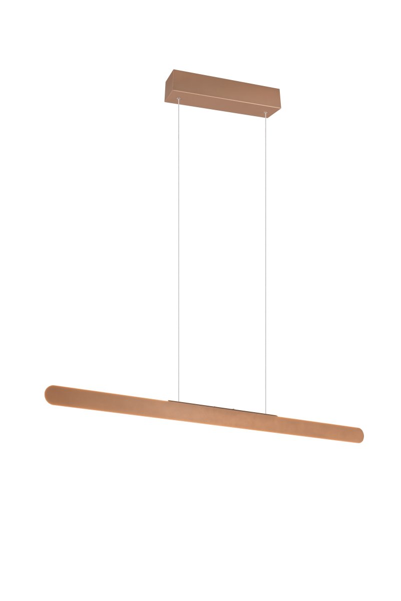 Helios 100cm Ruskea kattovalaisin valmistajalta Trio Lighting - Valaisimen selkeät ja modernit linjat antavat kotiin elegantin tunnelman, jota vahvistaa ylös ja alas suuntautuva valaistus.