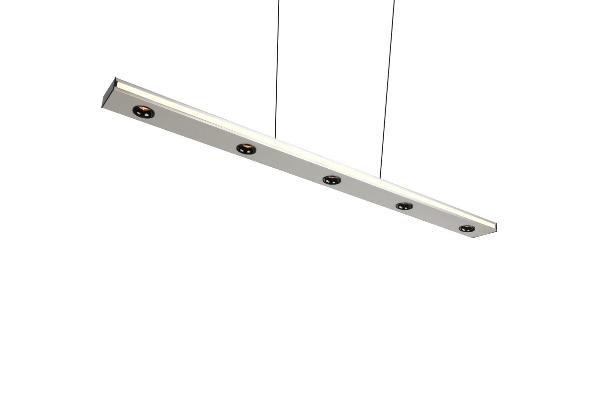 Graham 110cm Harjattua terästä kattovalaisin valmistajalta Trio Lighting - 