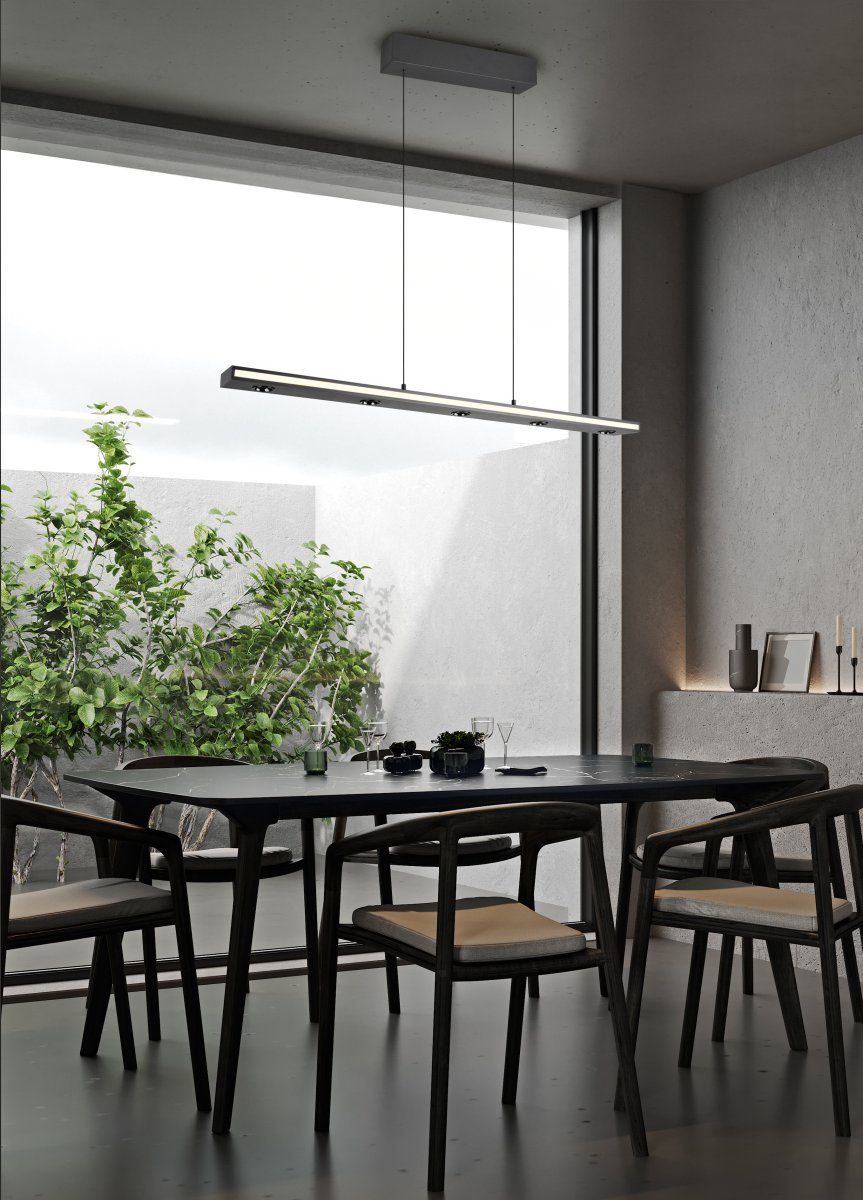 Graham 110cm Musta kattovalaisin valmistajalta Trio Lighting - 