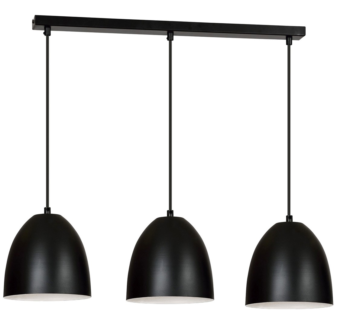 Lenox 70cm Musta kattovalaisin valmistajalta Emibig Lighting - Lenox on moderni riippuvalaisin, jossa on suuri ja avoin metallivarjostin.