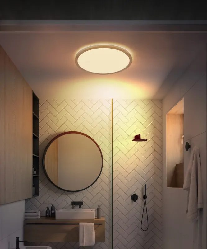 Sapana Ø30 Puu kylpyhuoneen valaisin valmistajalta Globo Lighting - Uppt&auml;ck den eleganta Sapana plafonden &ndash; det perfekta tillskottet till ditt badrum och sm&auml;lter harmoniskt in i olika milj&ouml;er.