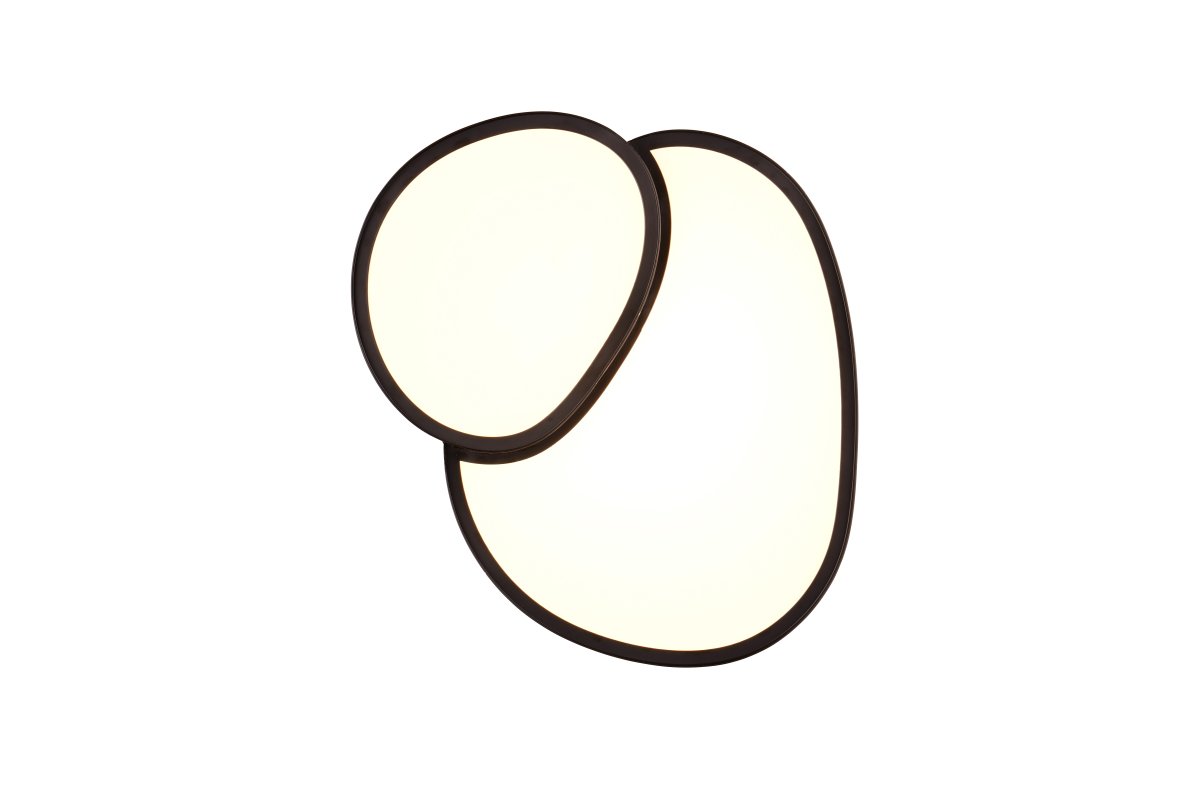 Rise 43cm Musta plafondi valmistajalta Trio Lighting - 