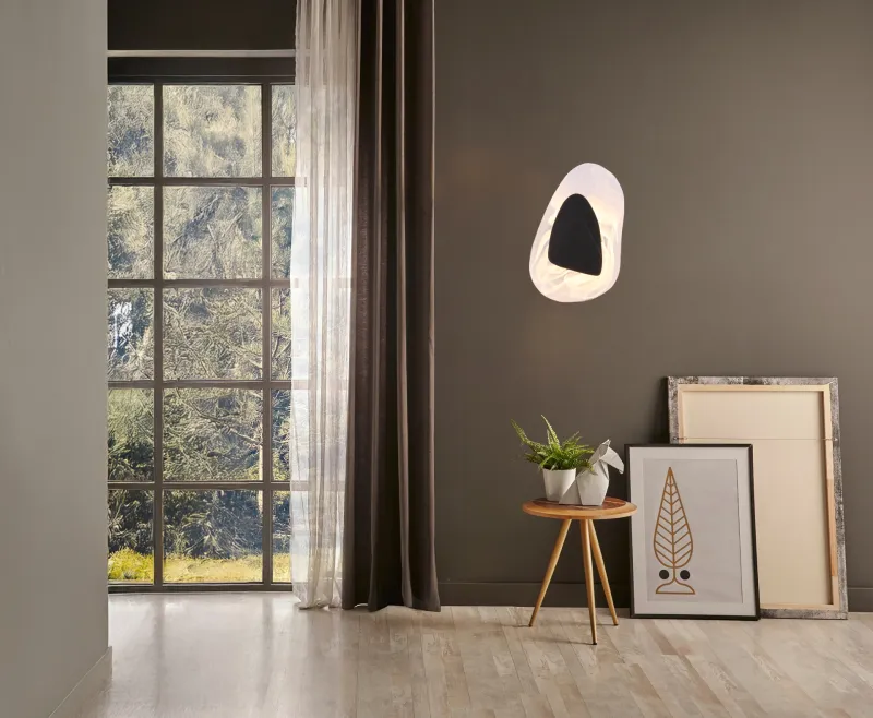 Dorsey 32cm Musta seinävalaisin valmistajalta Globo Lighting - Dorsey v&auml;gglampa f&ouml;rtrollar med sin unika molnformade design och skapar en harmonisk atmosf&auml;r i varje rum.
