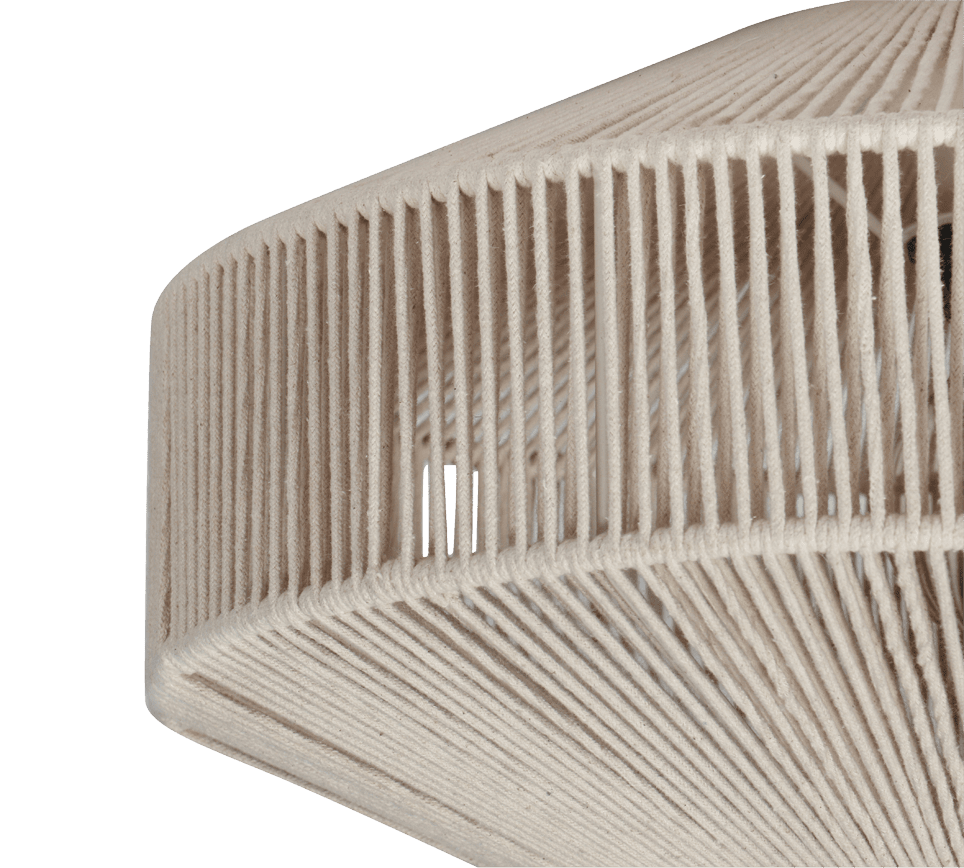 Svea Ø46 Beige plafondi valmistajalta Trio Lighting - Svea-kattovalaisin yhdist&auml;&auml; boheemin ilmeen luonnolliseen eleganssiin ja antaa kotiisi pehme&auml;n ja tyylikk&auml;&auml;n tunnelman.