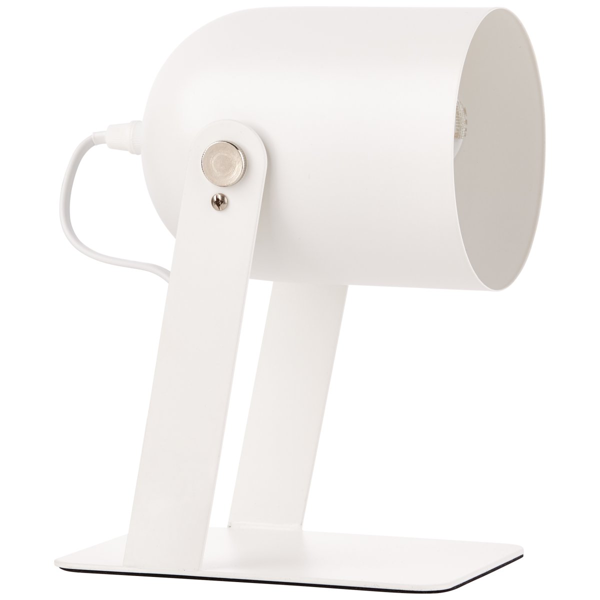 Yan 24cm Valkoinen pöytävalaisin valmistajalta Brilliant - Pehme&auml; v&auml;riskaala antaa kevyen ja harmonisen vaikutelman.